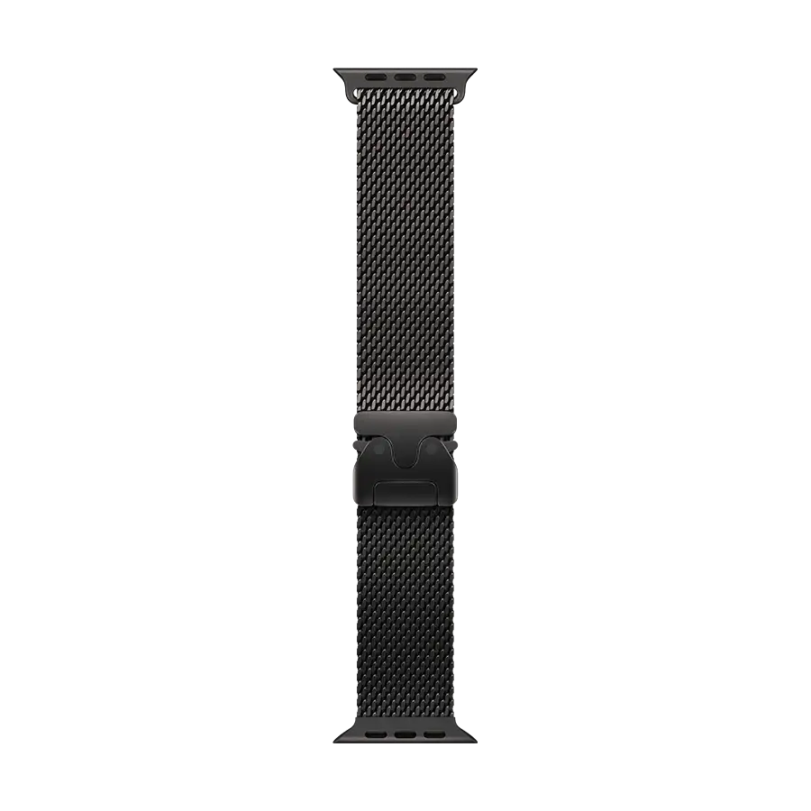 Apple 49mm Milanese Loop Ремінець Milanese Loop Чорний за Apple Watch 44 mmApple Watch 45 mmApple Watch 46 mmApple Watch 49 mm 44/45/46/49 mm
