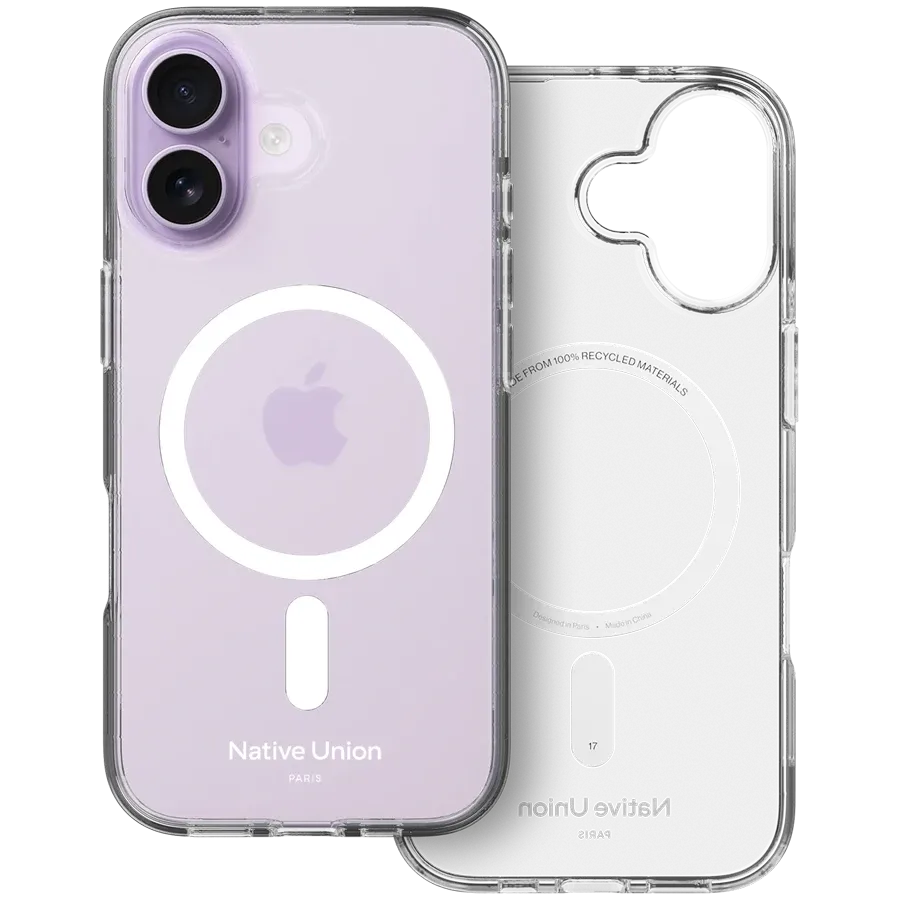 NATIVE UNION Protective Case (RE)CLEAR თან MagSafe Transparent for iPhone 17