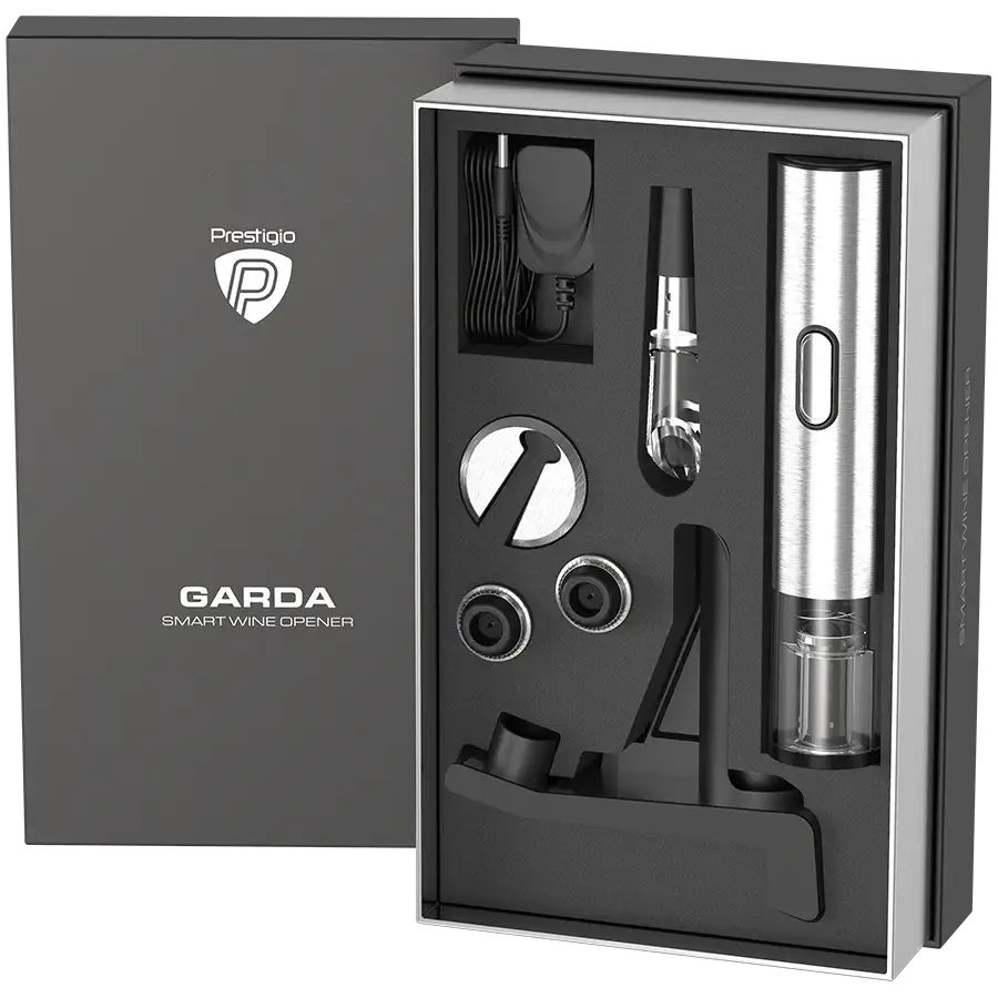 Автоматичний винний штопор PRESTIGIO GARDA