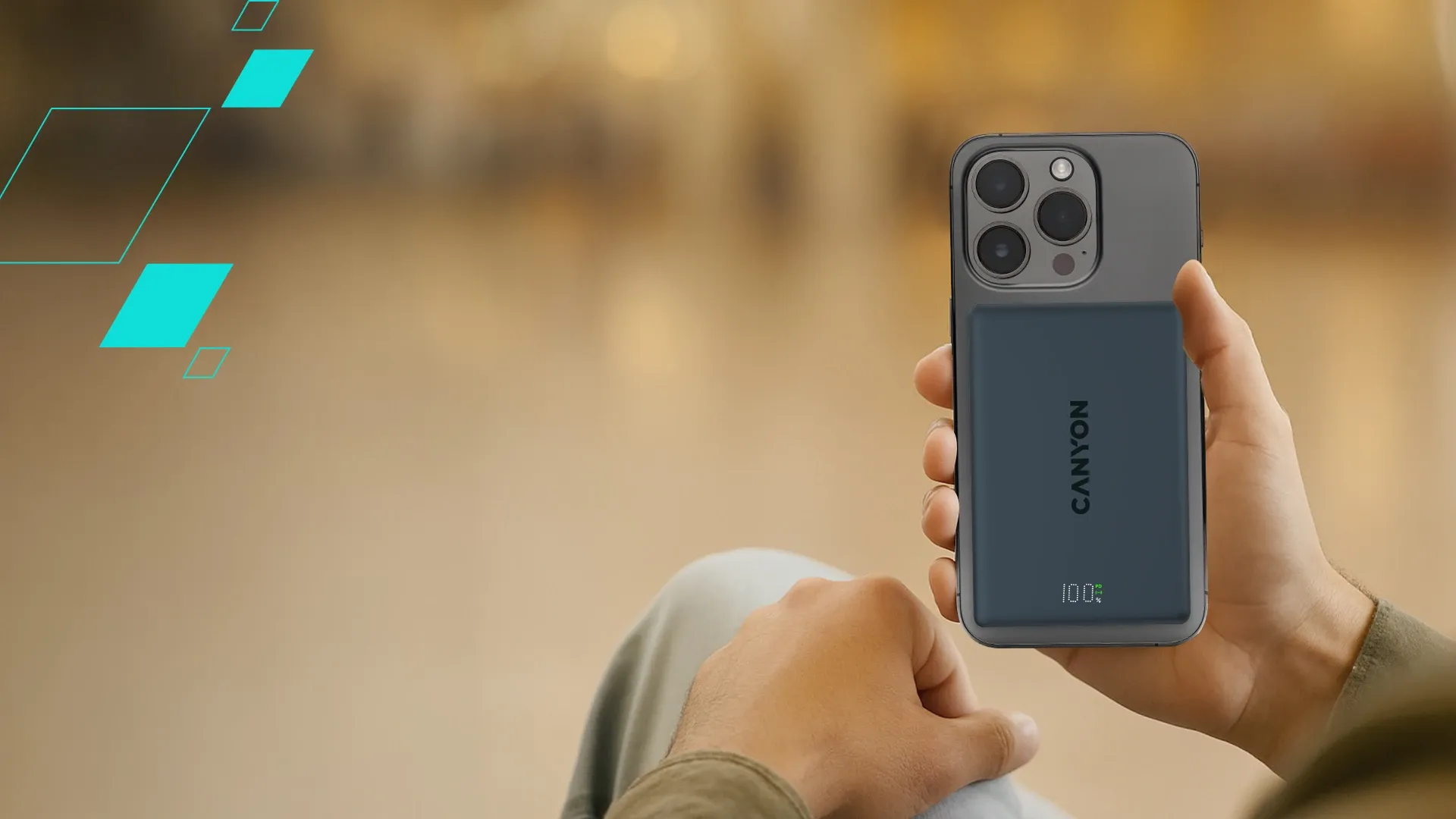 Model Power 511 Магнітний бездротовий зовнішній акумулятор OnPower 511 - CANYON