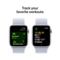 Apple Watch SE GPS Gen.2 (2024),  Blue Cloud Sport Loop, 40մմ, Արծաթագույն – photo 6