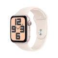 Apple Watch SE GPS Gen.2 (2024), 40mm, Smartphone - Starlight, Starlight Sport Band, S/M – photo 1