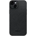 PITAKA Case MagEZ Case 4 with MagSafe Black/Grey Twill for iPhone 15 – photo 1
