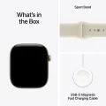 Apple Watch Series 12 GPS,  Sand Sport Band, M/L, 42mm, Light Gold – photo 7