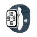 Apple Watch SE GPS Gen.2 (2023), 44մմ, Արծաթագույն, Storm Blue Sport Band, S/M – photo 1