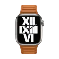 Kəmər Apple Leather Link, Apple Watch üçün, 38/40/41 mm, M/L, Golden Brown – photo 3