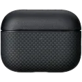 PITAKA Чехол Aramid Fiber Case с MagSafe Чёрный/Серый для AirPods Pro (Gen3) – photo 1