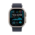 Apple Watch Ultra 2 2024,  Темно-синий ремешок Ocean, 49мм, Natural Titanium – photo 2