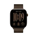 Apple Watch Series 12 GPS,  Миланский сетчатый браслет, 42мм, Dark Bronze – photo 2