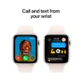 Apple Watch SE GPS Gen.2 (2024), 44մմ, Smartphone - Starlight, Starlight Sport Band, S/M – photo 4