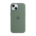 Силиконовый чехол Apple с MagSafe для iPhone 15, Cypress – photo 1