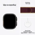 Apple Watch Ultra 4 GPS + Cellular,  Burgundy Trail Loop, M/L, 49mm, Чорний – photo 7