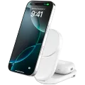 Wireless charger BELKIN UltraCharge Foldable magnetic 2-in-1 USB-C, 25 W, White – photo 1
