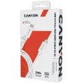 CANYON USB-C to USB-C Cable, White, 1m – photo 2