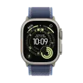 Apple Trail Loop - Natural Titanium Finish Ремешок для Apple Watch 44/45/46/49 mm, Размер S/M, Blue/Bright Blue – photo 2