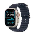 Apple Watch Ultra 2 2024,  Темно-синий ремешок Ocean, 49мм, Natural Titanium – photo 1