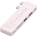 Satechi Snap USB-C 6-in-1 Adapter, Blush – photo 4