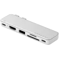 Multiport adapter Satechi Snap USB‑С 6-in-1 MacBook Neo üçün, Gümüş – photo 1