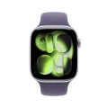 Apple Watch Series 11 GPS,  Purple Fog Sport Band, M/L, 46мм, Silver Aluminium – photo 2