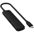 Многопортовый адаптер SATECHI Slim 4, Чёрный – photo 2