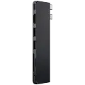 Многопортовый адаптер SATECHI Pro Slim, Чёрный – photo 2