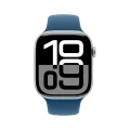 Apple Watch Series 10 GPS 46mm Silver Aluminium Case with Denim Sport Band - M/L, Model A2999 – photo 2