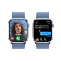 Apple Watch Series 9 GPS,  Winter Blue Sport Loop, 45мм, Серебристый – photo 6