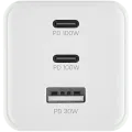 UBEAR Адаптер питания 3*USB/USB-C 2*USB Тип C, USB Тип A, 100 Вт – photo 2