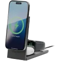 Бездротовий зарядний пристрій Native Union Rise 3-in-1 Qi2 Black (RS-3IN1-BLK-INT) – photo 1