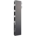 Multiport adapter SATECHI Pro Aluminum USB-C, Boz kosmos – photo 2