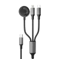 VLP USB-C to Lightning/USB-С/MagSafe, Black, 1.2m – photo 1