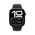 Apple Watch Series 10 GPS, 42millimetr, Jet Black, Black Sport Band, S/M – photo 2