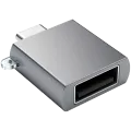 Adapter SATECHI Pro Slim USB-C - USB, Space Grey – photo 1