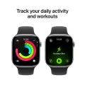 Apple Watch Series 11 GPS,  Черный спортивный ремешок, S/M, 46мм, Space Grey Aluminium – photo 4