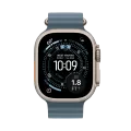 Apple Watch Ultra 3, 49mm, Ocean kəmər "Anchor Blue", Natural – photo 2
