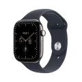 Apple Watch Series 12 GPS + Cellular,  Navy Blue Sport Band, M/L, 46mm, Natural Titanium – photo 1