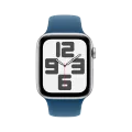 Apple Watch SE GPS Gen.2 (2024),  Спортивный ремешок из денима, S/M, 44мм, Серебристый – photo 2