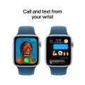 Apple Watch SE GPS Gen.2 (2024),  Спортивный ремешок из денима, S/M, 44мм, Серебристый – photo 4
