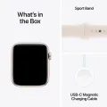 Apple Watch SE GPS Gen.2 (2024), 40mm, Smartphone - Starlight, Starlight Sport Band, S/M – photo 7