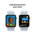 Apple Watch SE GPS Gen.2 (2024),  Blue Cloud Sport Loop, 40մմ, Արծաթագույն – photo 4