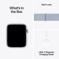 Apple Watch SE GPS Gen.2 (2024),  Blue Cloud Sport Loop, 40մմ, Արծաթագույն – photo 7