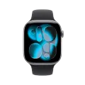 Apple Watch Series 11 GPS, 46мм, Спортивный ремешок "Черный", M/L, Space Grey Aluminium – photo 2