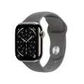 Apple Watch Series 11 GPS + Cellular,  Stone Grey Sport Band, S/M, 42mm, Natural Titanium – photo 1