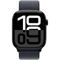 Apple Watch Series 10 GPS 46mm Jet Black Aluminium Case with Ink Sport Loop, Model A2999 – photo 2