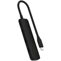 Многопортовый адаптер SATECHI Slim 4, Чёрный – photo 1
