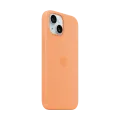 Silicone case Apple with MagSafe for iPhone 15, Orange Sorbet – photo 2