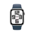 Apple Watch SE GPS Gen.2 (2023), 44մմ, Արծաթագույն, Storm Blue Sport Band, S/M – photo 2
