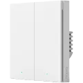 Выключатель бытовой настенный AQARA Smart wall switch H1 (no neutral, double rocker) – photo 1