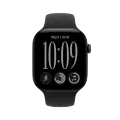 Apple Watch Series 12 GPS + Cellular,  Спортивний ремінець чорного кольору, S/M, 46mm, Чорний – photo 2