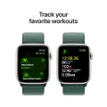 Apple Watch SE GPS Gen.2 (2024),  Lake Green Sport Loop, 40mm, Starlight – photo 6